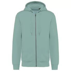   ka4008sg-xxs   UNISEX ECO-FRIENDLY FRENCH TERRY ZIPPED HOODED SWEATSHIRT