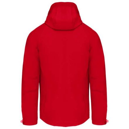 ka413re-m   MEN'S DETACHABLE HOODED SOFTSHELL JACKET