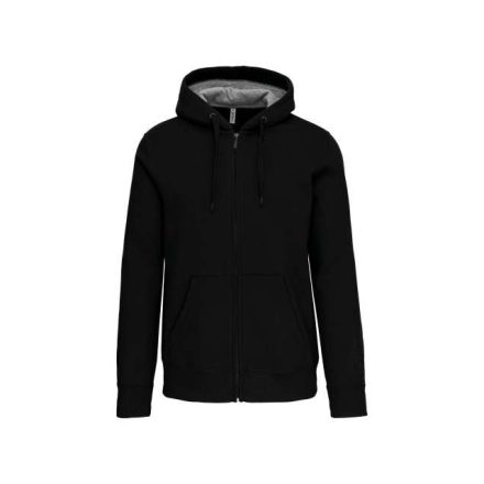 ka444bl-2xl   FULL ZIP HOODED SWEATSHIRT