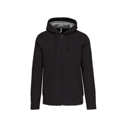 ka444dg-2xl   FULL ZIP HOODED SWEATSHIRT