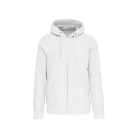ka444wh-xs   FULL ZIP HOODED SWEATSHIRT