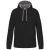 ka446bl/re-2xl   MEN'S CONTRAST HOODED SWEATSHIRT