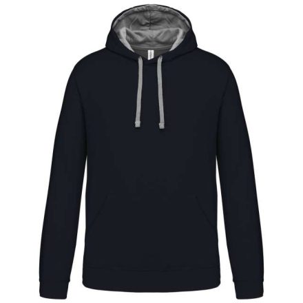 ka446nv/fg-2xl   MEN'S CONTRAST HOODED SWEATSHIRT