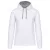 ka446wh/fg-xl   MEN'S CONTRAST HOODED SWEATSHIRT