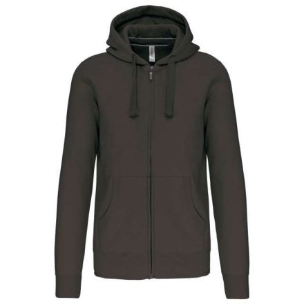 ka454dg-2xl   MEN'S FULL ZIP HOODED SWEATSHIRT