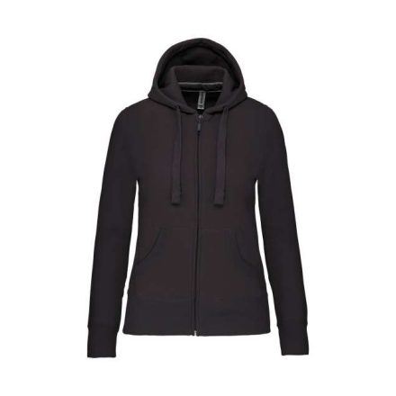 ka464dg-2xl   LADIES' FULL ZIP HOODED SWEATSHIRT