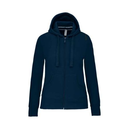 ka464nv-2xl   LADIES' FULL ZIP HOODED SWEATSHIRT