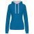 ka465tb/wh-2xl LADIES’ CONTRAST HOODED SWEATSHIRT