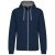 ka466nv/fg-s MEN'S CONTRAST HOODED FULL ZIP SWEATSHIRT