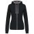ka467bl/ye-m   LADIES’ CONTRAST HOODED FULL ZIP SWEATSHIRT
