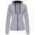 ka467oxg/nv-l LADIES’ CONTRAST HOODED FULL ZIP SWEATSHIRT