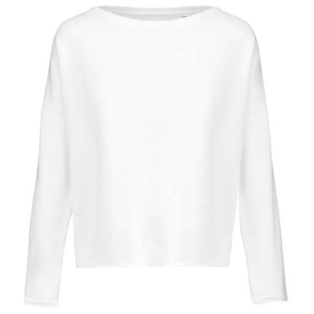 ka471owh-s/m   LADIES' OVERSIZED SWEATSHIRT