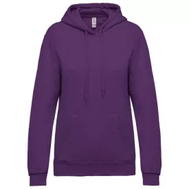 ka473pu-xs   LADIES’ HOODED SWEATSHIRT