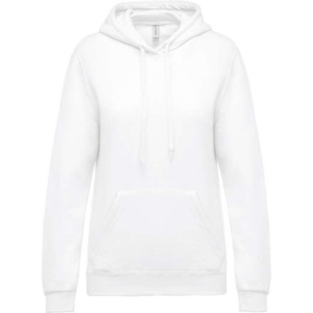 ka473wh-2xl   LADIES’ HOODED SWEATSHIRT