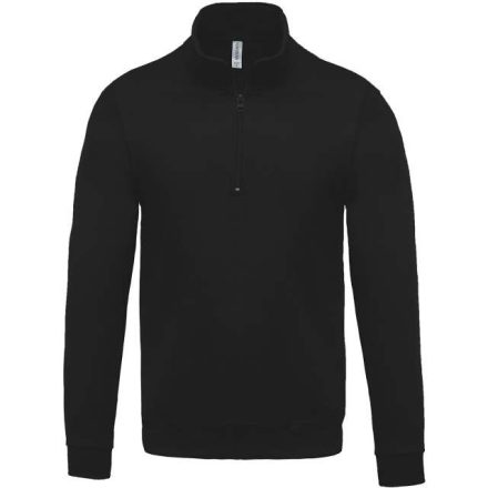 ka478bl-3xl   ZIP NECK SWEATSHIRT