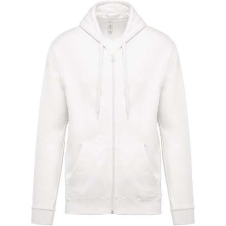 ka479wh-l   FULL ZIP HOODED SWEATSHIRT