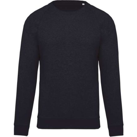 ka480fnvh-2xl   MEN'S ORGANIC COTTON CREW NECK RAGLAN SLEEVE SWEATSHIRT