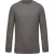 ka480stgr-xl   MEN'S ORGANIC COTTON CREW NECK RAGLAN SLEEVE SWEATSHIRT