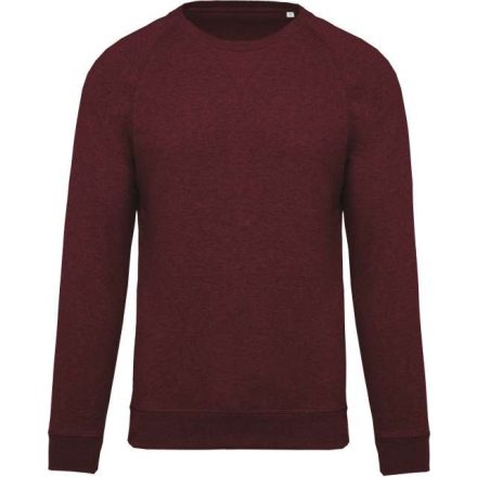 ka480wnh-2xl   MEN'S ORGANIC COTTON CREW NECK RAGLAN SLEEVE SWEATSHIRT