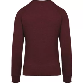   ka481wnh-xs   LADIES’ ORGANIC COTTON CREW NECK RAGLAN SLEEVE SWEATSHIRT