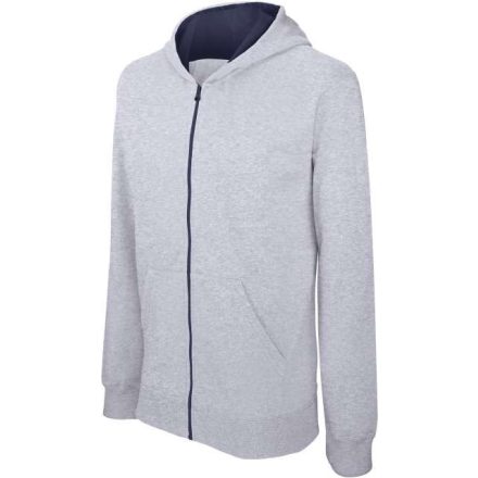 ka486oxg/nv-10/12   KIDS' FULL ZIP HOODED SWEATSHIRT