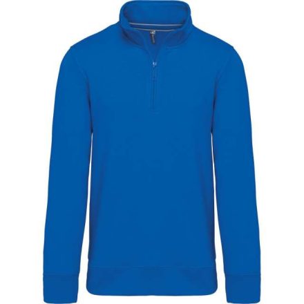 ka487lro-2xl   ZIPPED NECK SWEATSHIRT