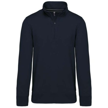 ka487nv-3xl   ZIPPED NECK SWEATSHIRT