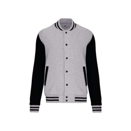 ka497ogr/bl-l   UNISEX TEDDY FLEECE JACKET