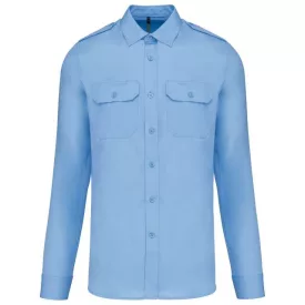 ka505sb-s   MEN'S LONG-SLEEVED PILOT SHIRT