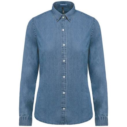 ka509chm-2xl   LADIES’ DENIM SHIRT