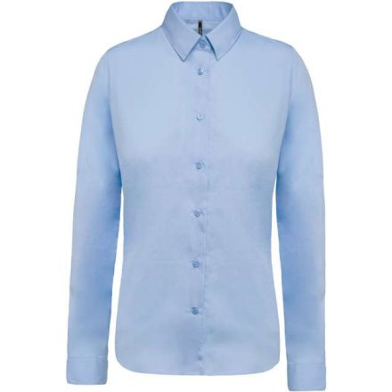 ka510bsk-l   LADIES’ LONG-SLEEVED COTTON POPLIN SHIRT