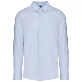 ka513stpbu-xs   MEN’S LONG-SLEEVED COTTON POPLIN SHIRT
