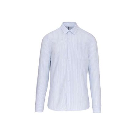 ka516wh-2xl   LONG-SLEEVED WASHED OXFORD COTTON SHIRT