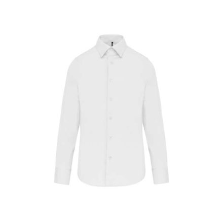 ka529wh-m   LONG-SLEEVED COTTON/ELASTANE SHIRT