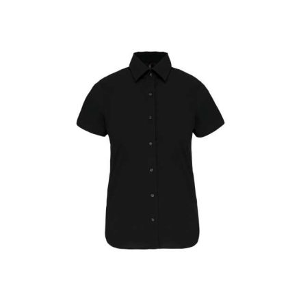 ka532bl-l   LADIES' SHORT-SLEEVED COTTON/ELASTANE SHIRT