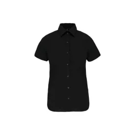   ka532bl-xs   LADIES' SHORT-SLEEVED COTTON/ELASTANE SHIRT