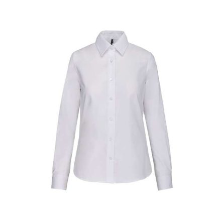 ka534wh-2xl   LADIES' LONG-SLEEVED OXFORD SHIRT