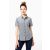ka536bl-4xl   LADIES' SHORT-SLEEVED OXFORD SHIRT