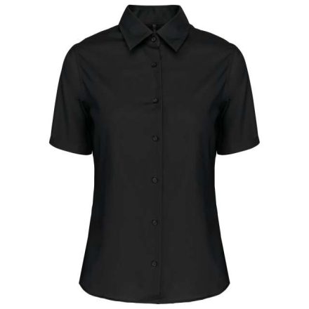 ka540bl-2xl   LADIES' SHORT-SLEEVED NON-IRON SHIRT