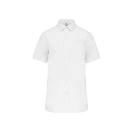 ka543wh-2xl   MEN'S SHORT-SLEEVED COTTON POPLIN SHIRT