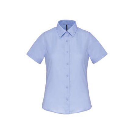 ka544bs-xs   LADIES' SHORT-SLEEVED COTTON POPLIN SHIRT