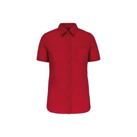 ka544cr-2xl   LADIES' SHORT-SLEEVED COTTON POPLIN SHIRT