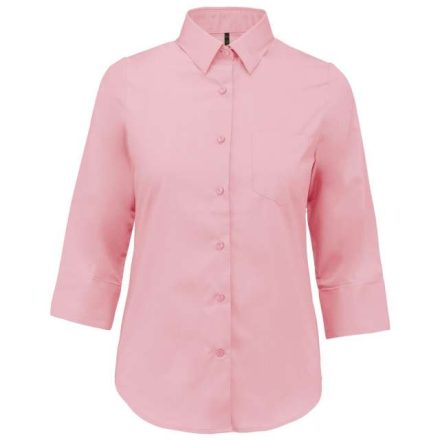 ka558pp-2xl   LADIES' 3/4 SLEEVED SHIRT