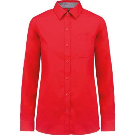 ka585re-xs   LADIES’ NEVADA LONG SLEEVE COTTON SHIRT