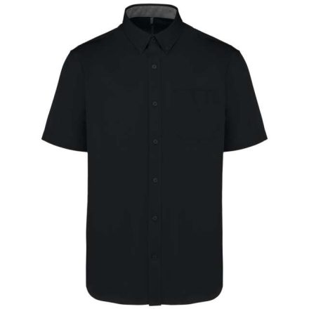 ka587bl-l   MEN'S ARIANA III SHORT SLEEVE COTTON SHIRT