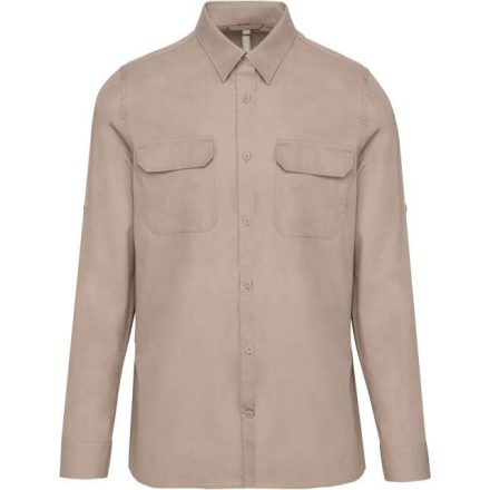 ka590be-2xl   MEN'S LONG-SLEEVED SAFARI SHIRT