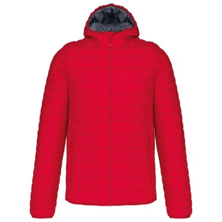 ka6110re-2xl   MEN'S LIGHTWEIGHT HOODED PADDED JACKET