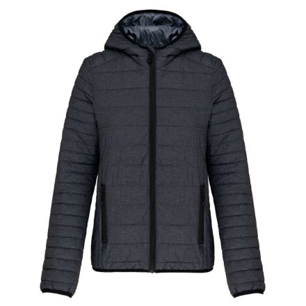 ka6111mdg-2xl   LADIES' LIGHTWEIGHT HOODED PADDED JACKET