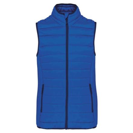 ka6114lro-2xl   LADIES' LIGHTWEIGHT SLEEVELESS FAKE DOWN JACKET