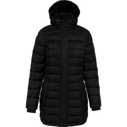 ka6129bl-2xl   LADIES' LIGHTWEIGHT HOODED PADDED PARKA